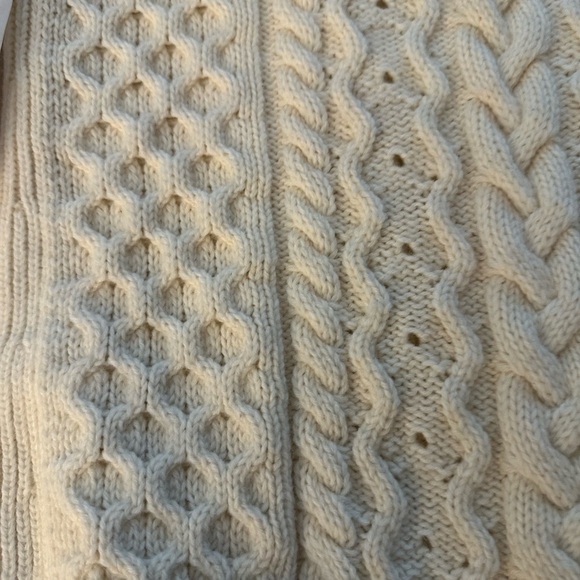 Something Navy
Women's White Poplin Sleeve Wool-blend Sweater - Picture 10 of 11